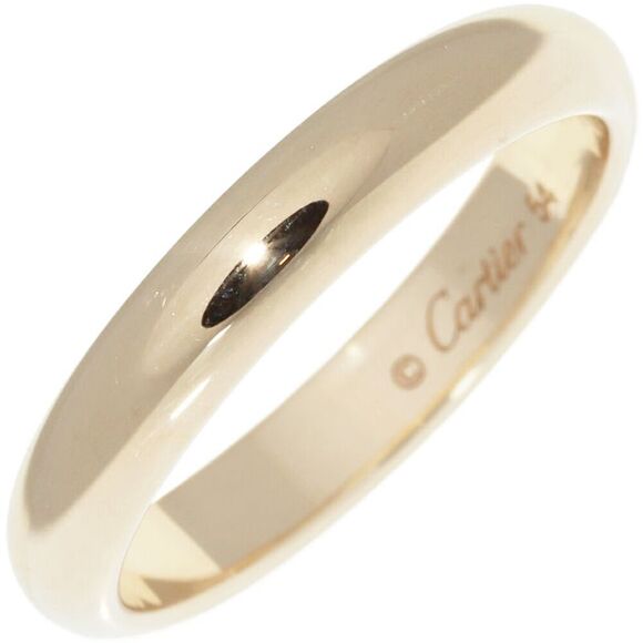 Cartier 1895 Wedding Ring Au750 Ring Size 14